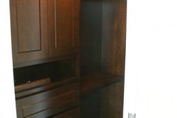 Built in custom wood closet storage for your Las Vegas home.